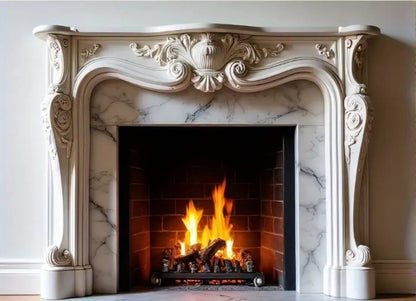 Șemineu decorativ din poliuretan W001