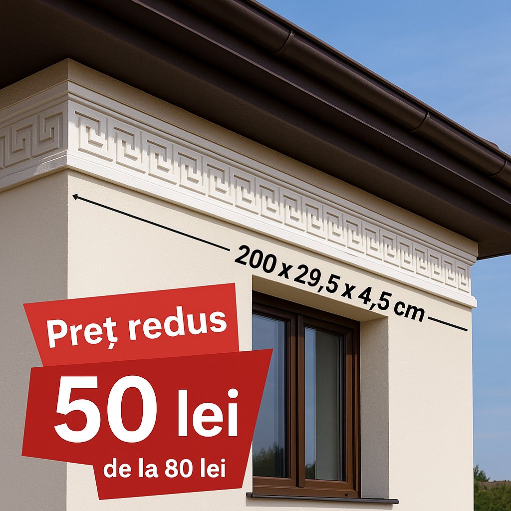 Brâu decorativ de exterior