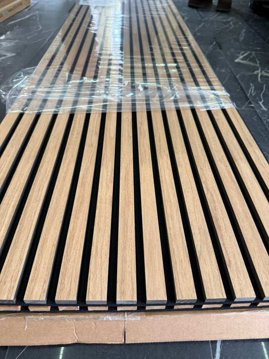 Riflaje decorative acustice (maro deschis)