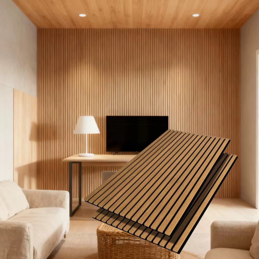 Riflaje decorative acustice (maro închis)