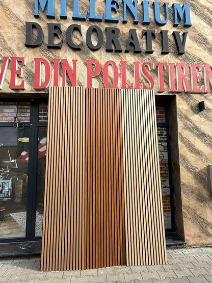 Riflaje MDF 270 x 60 cm (Bej deschis)