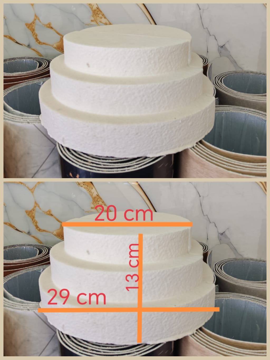 Capitel / baza cu 25 lei bucata/jumatatea
