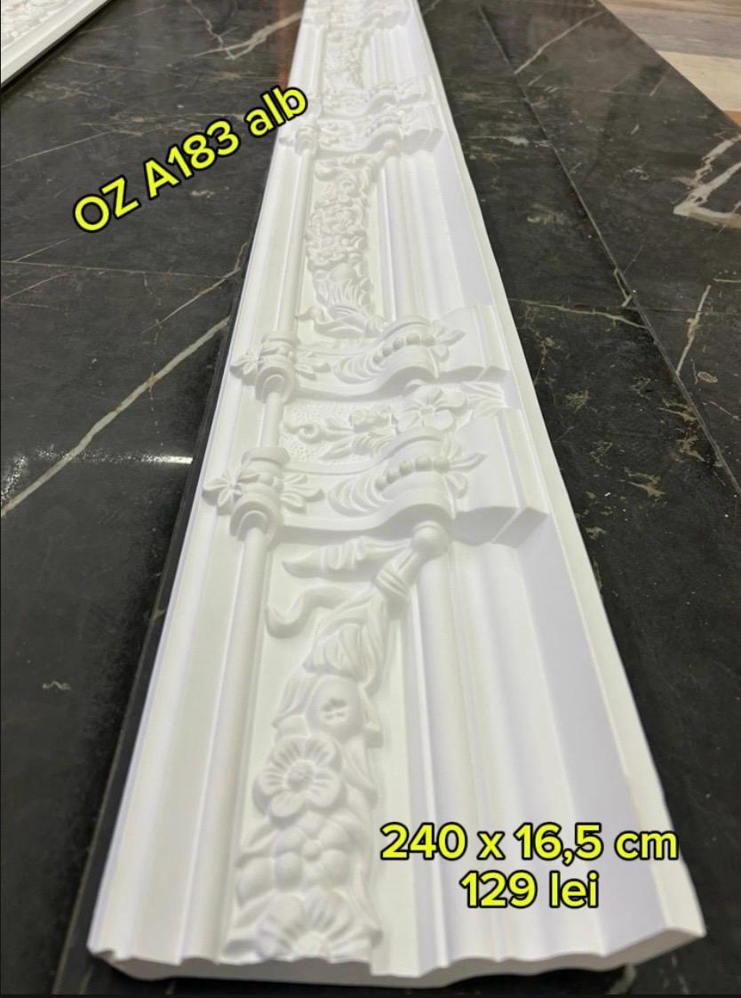 Cornise 240 x 16.5 cm alb