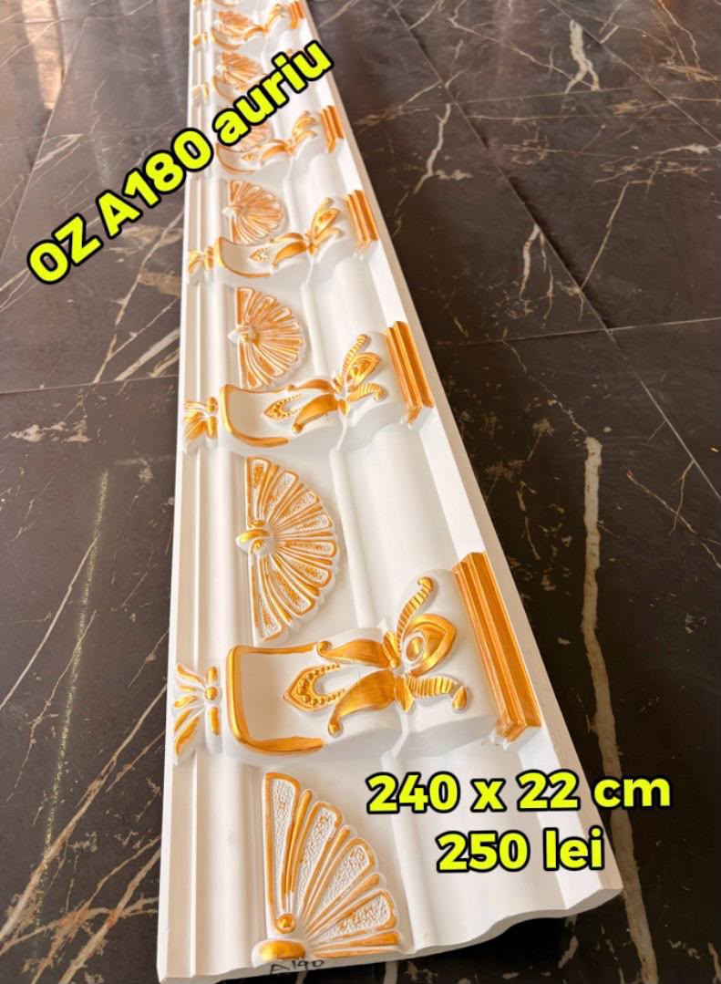 Cornise OZ A180 Auriu (240x22 cm)
