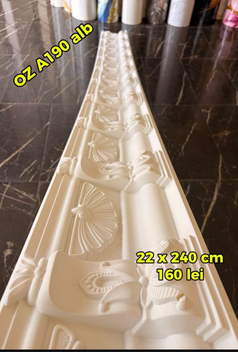 Cornise OZ A190 Alb (240x22 cm)