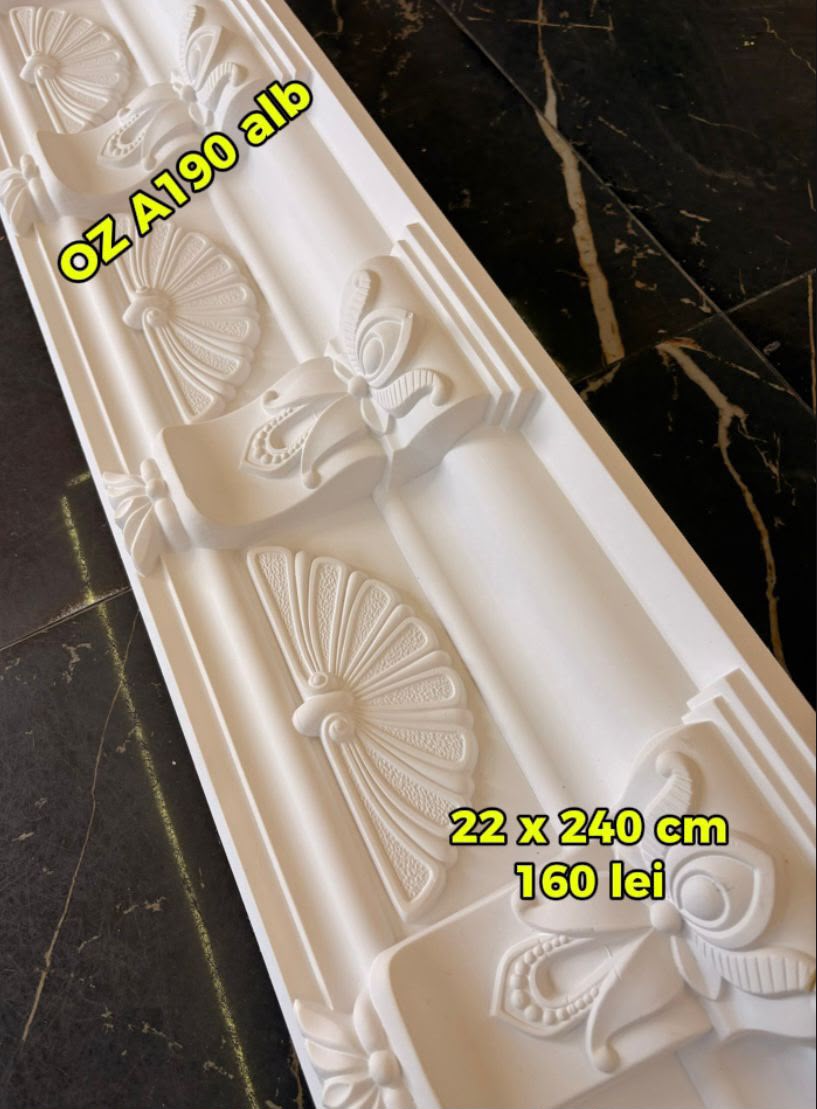 Cornise OZ A190 Alb (240x22 cm)
