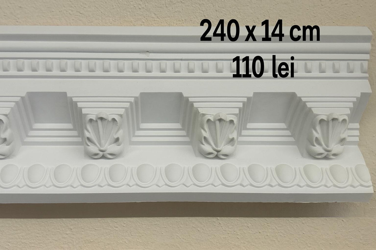 Cornisa poliuteran 240 x 14 cm