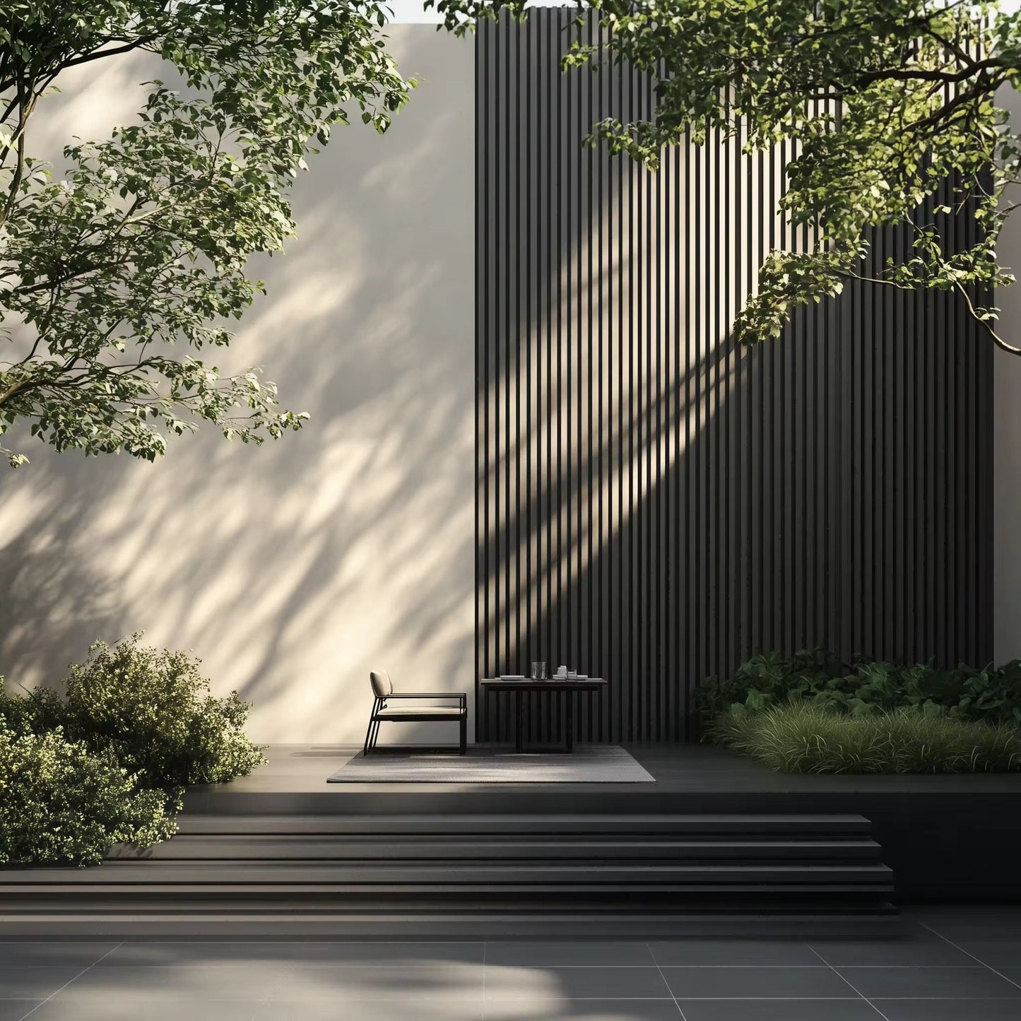 Riflaje WPC pentru exterior (Gri)