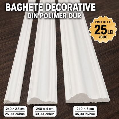 Baghete Decorative Din Polimer Dur