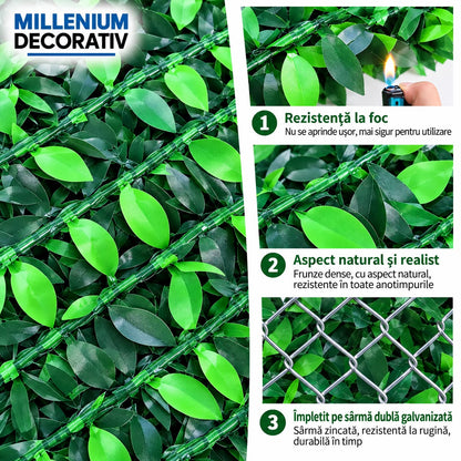 GARD DECORATIV CU FRUNZE ARTIFICIALE! - 100cm