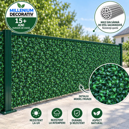 GARD DECORATIV CU FRUNZE ARTIFICIALE! - 100cm