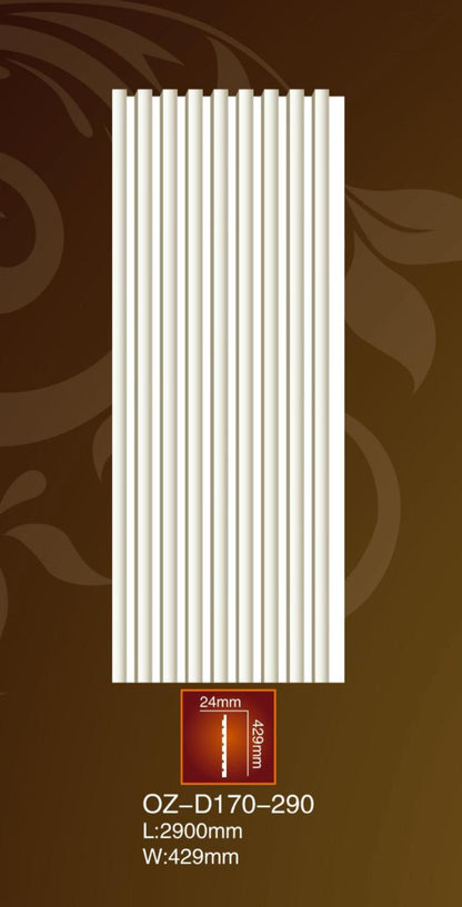 Riflaje decorative din poliuretan D170-290 243 x 43 cm